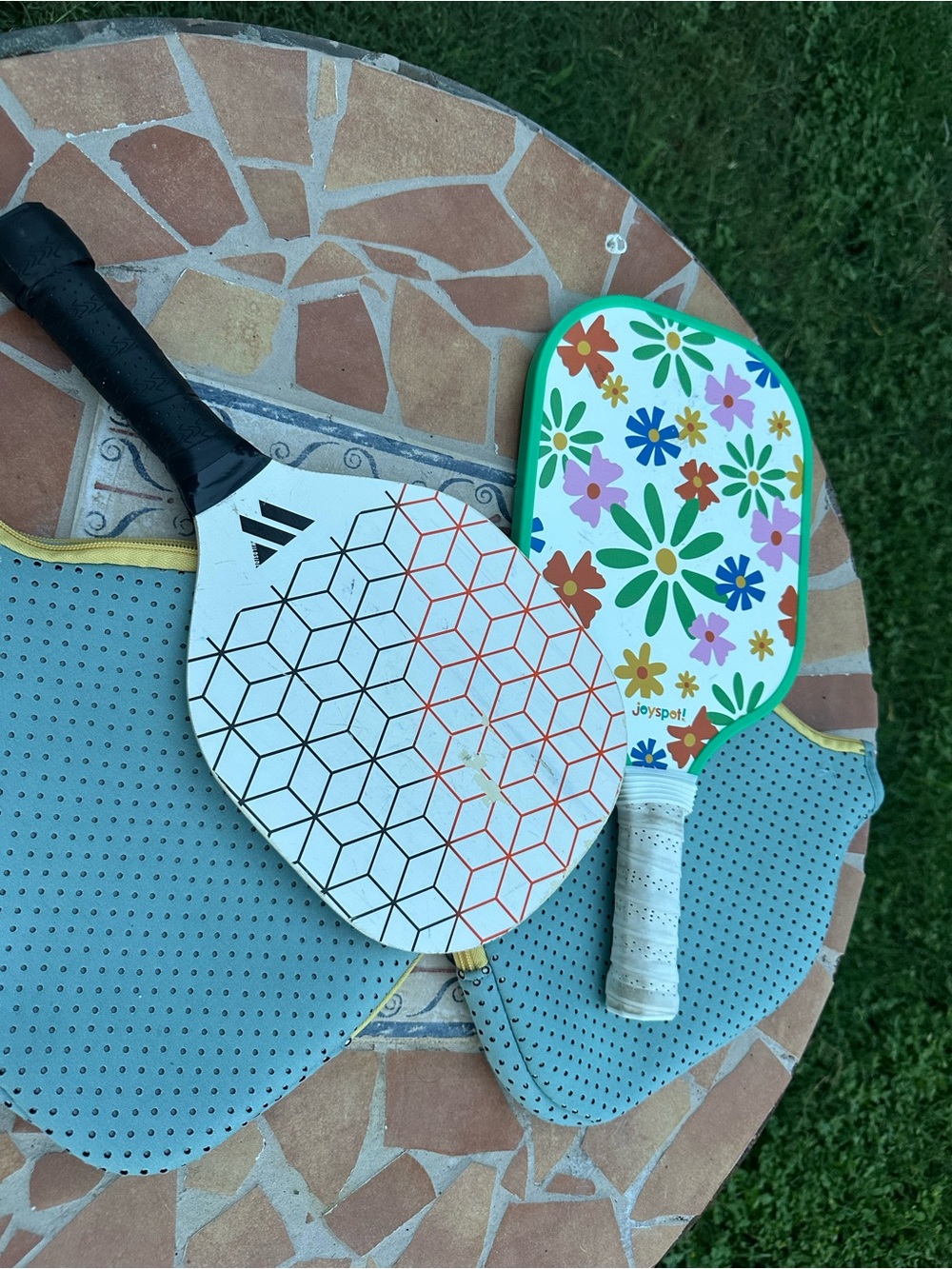 adidas White and Black Pickleball Paddle